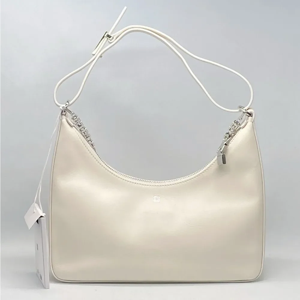 Givenchy Moon Cut-Out Calfskin Small Hobo Bag